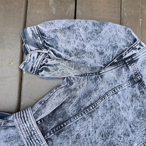 Ulla Johnson Romper Black and Pink Denim - Picture 9 of 12